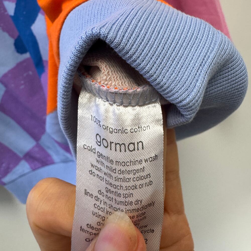 NWT Gorman Dolphin Flowers Freedom Time Pullover Sweatshirt Sz 12 (M) - Picture 5 of 7